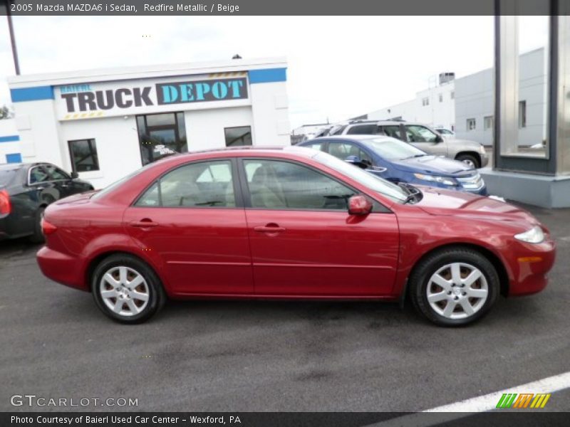 Redfire Metallic / Beige 2005 Mazda MAZDA6 i Sedan