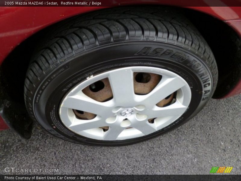 Redfire Metallic / Beige 2005 Mazda MAZDA6 i Sedan
