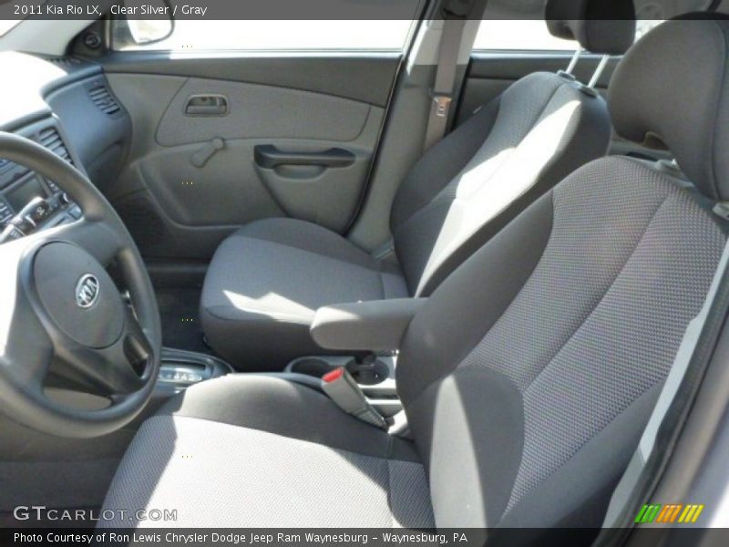 Clear Silver / Gray 2011 Kia Rio LX