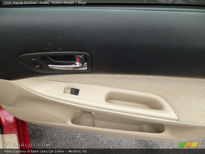 Redfire Metallic / Beige 2005 Mazda MAZDA6 i Sedan