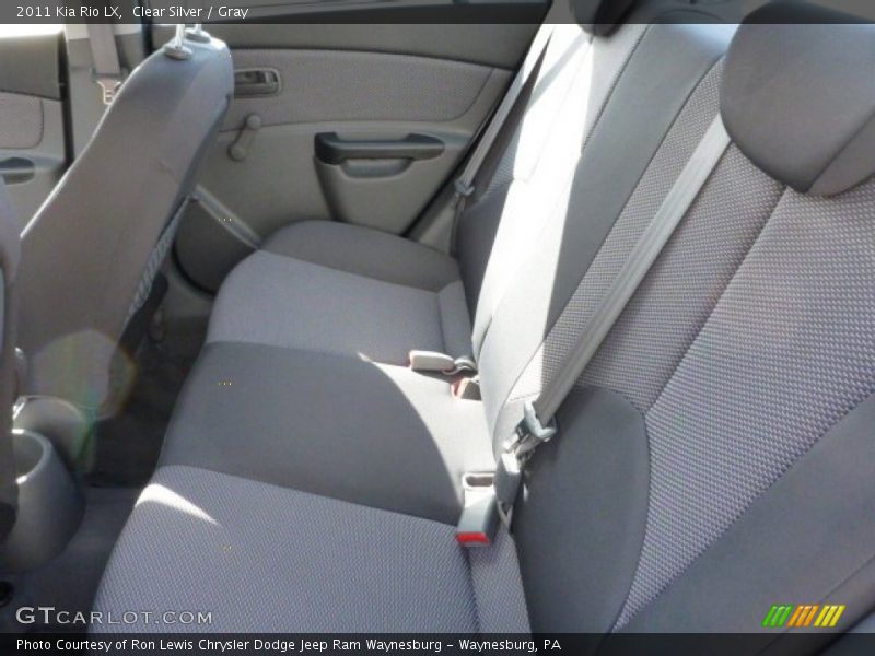 Clear Silver / Gray 2011 Kia Rio LX