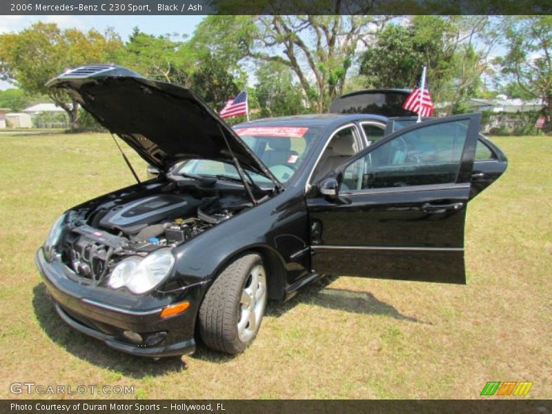 Black / Ash 2006 Mercedes-Benz C 230 Sport