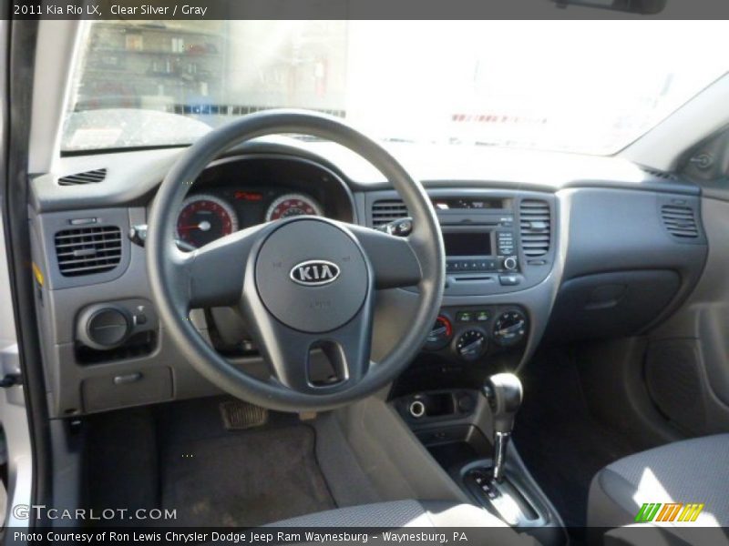 Clear Silver / Gray 2011 Kia Rio LX