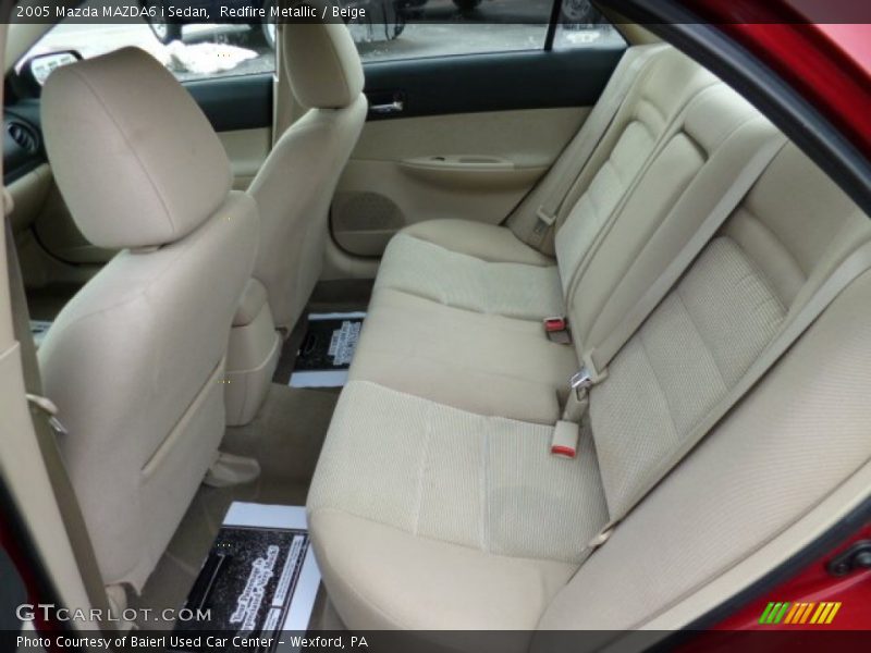 Redfire Metallic / Beige 2005 Mazda MAZDA6 i Sedan