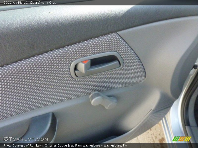 Clear Silver / Gray 2011 Kia Rio LX