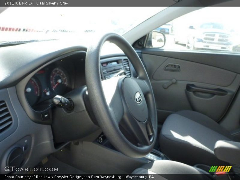 Clear Silver / Gray 2011 Kia Rio LX