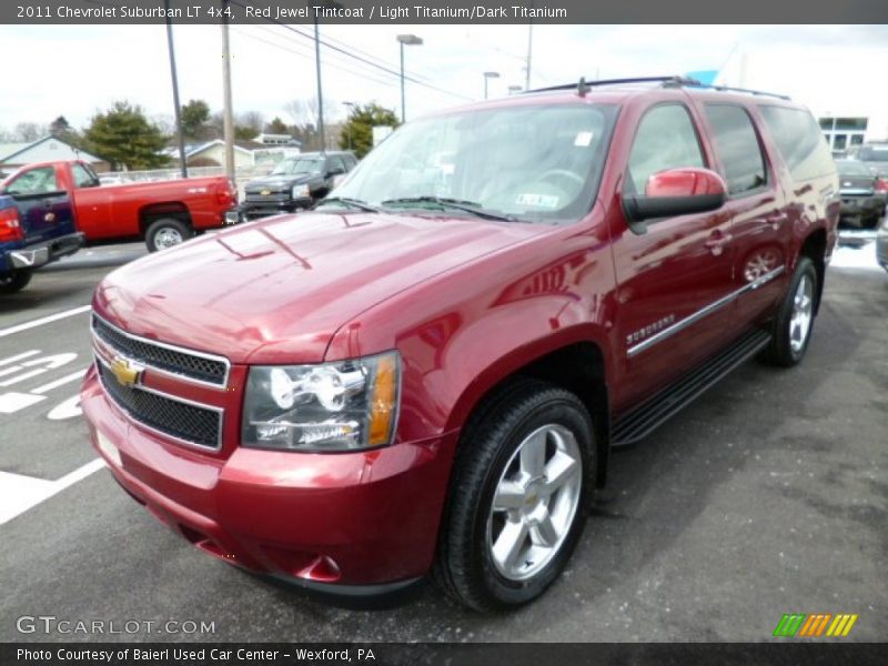 Red Jewel Tintcoat / Light Titanium/Dark Titanium 2011 Chevrolet Suburban LT 4x4