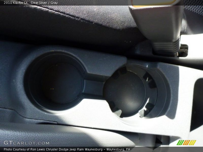 Clear Silver / Gray 2011 Kia Rio LX