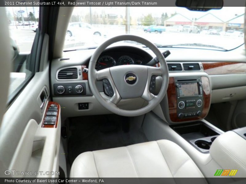 Red Jewel Tintcoat / Light Titanium/Dark Titanium 2011 Chevrolet Suburban LT 4x4