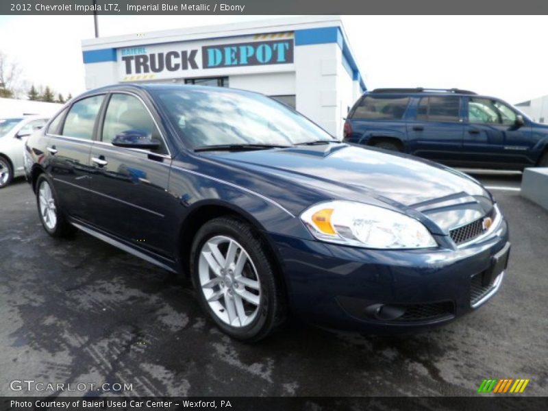 Imperial Blue Metallic / Ebony 2012 Chevrolet Impala LTZ