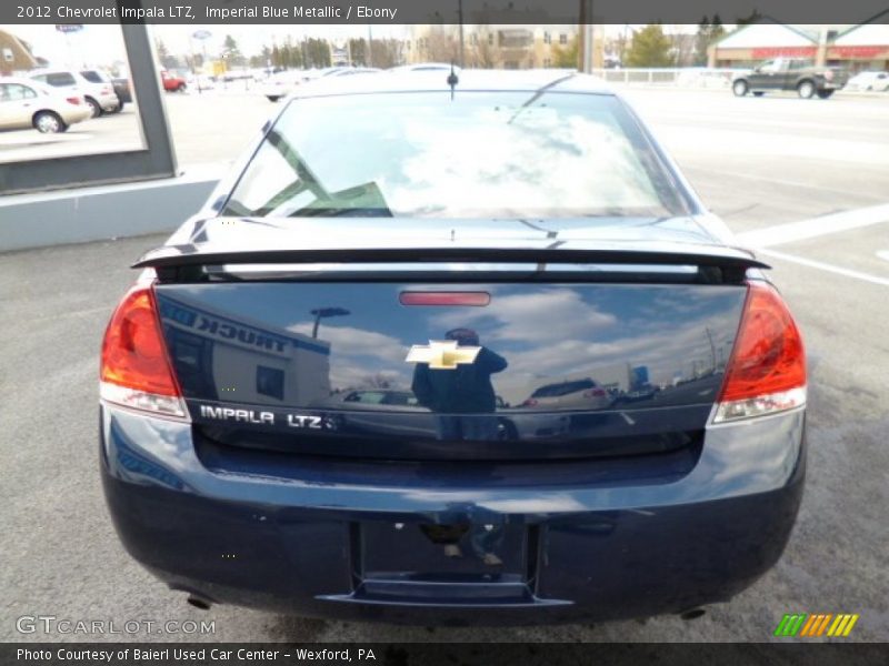 Imperial Blue Metallic / Ebony 2012 Chevrolet Impala LTZ