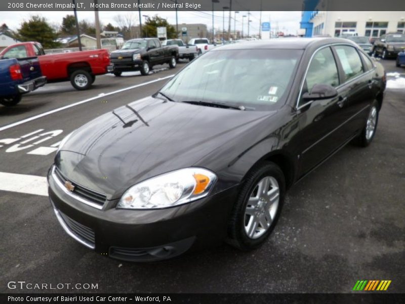 Mocha Bronze Metallic / Neutral Beige 2008 Chevrolet Impala LT