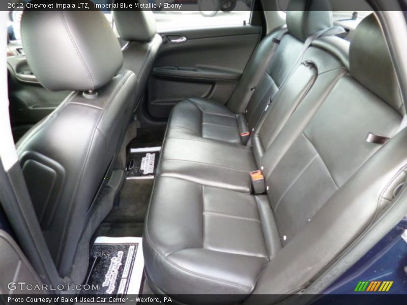 Rear Seat of 2012 Impala LTZ