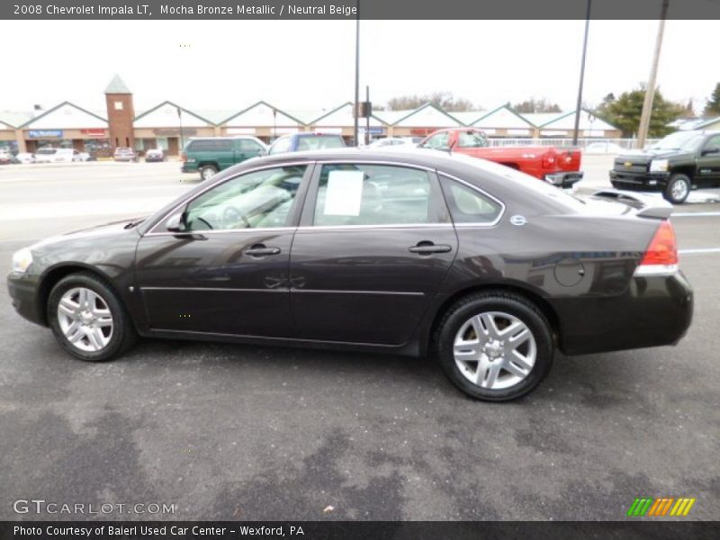 Mocha Bronze Metallic / Neutral Beige 2008 Chevrolet Impala LT