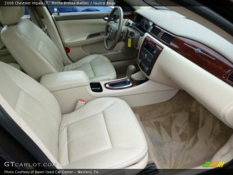 Mocha Bronze Metallic / Neutral Beige 2008 Chevrolet Impala LT