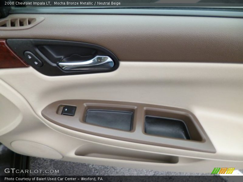 Mocha Bronze Metallic / Neutral Beige 2008 Chevrolet Impala LT