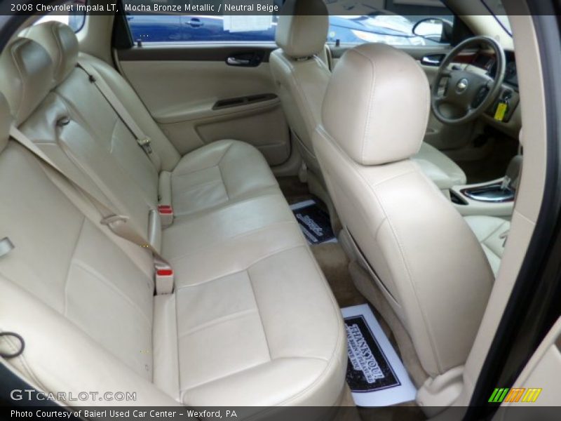 Mocha Bronze Metallic / Neutral Beige 2008 Chevrolet Impala LT