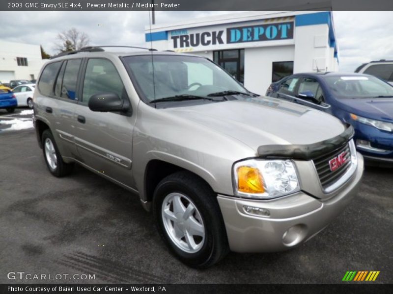 Pewter Metallic / Medium Pewter 2003 GMC Envoy SLE 4x4