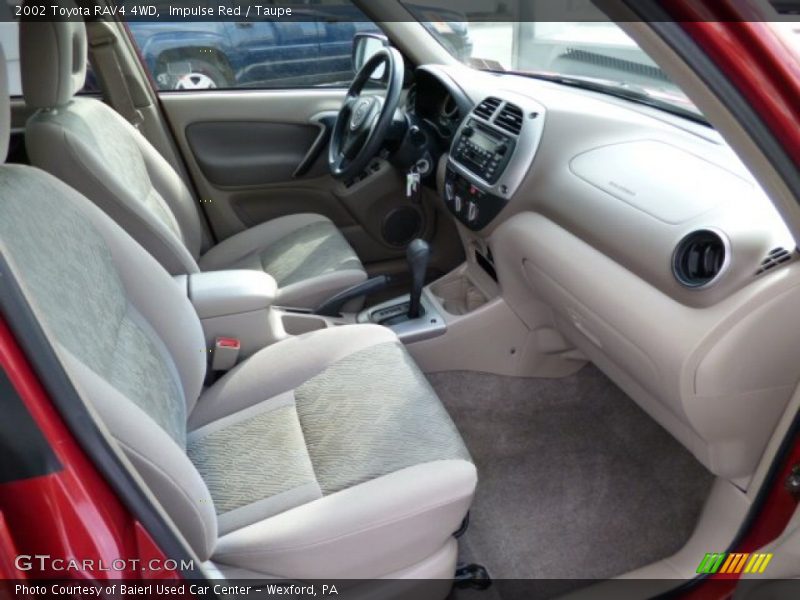 Impulse Red / Taupe 2002 Toyota RAV4 4WD