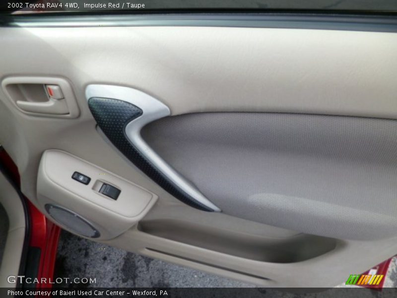 Impulse Red / Taupe 2002 Toyota RAV4 4WD