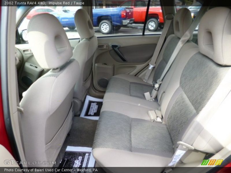 Impulse Red / Taupe 2002 Toyota RAV4 4WD