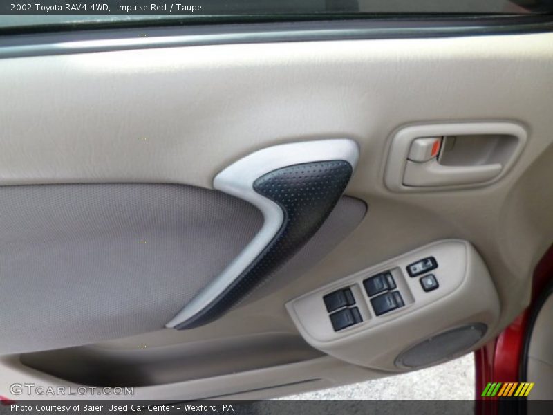Impulse Red / Taupe 2002 Toyota RAV4 4WD