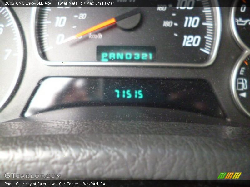 Pewter Metallic / Medium Pewter 2003 GMC Envoy SLE 4x4