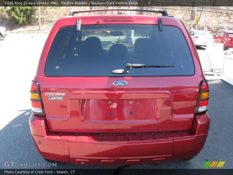 Redfire Metallic / Medium/Dark Pebble Beige 2005 Ford Escape Limited 4WD