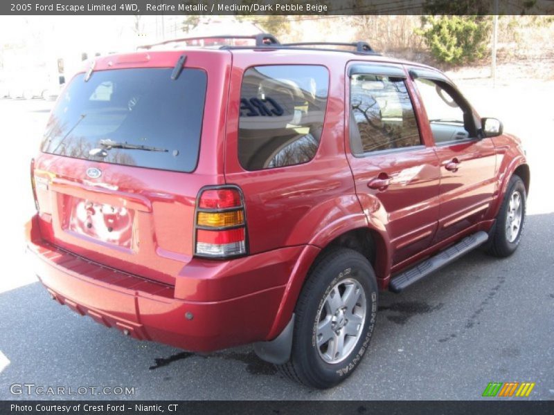 Redfire Metallic / Medium/Dark Pebble Beige 2005 Ford Escape Limited 4WD