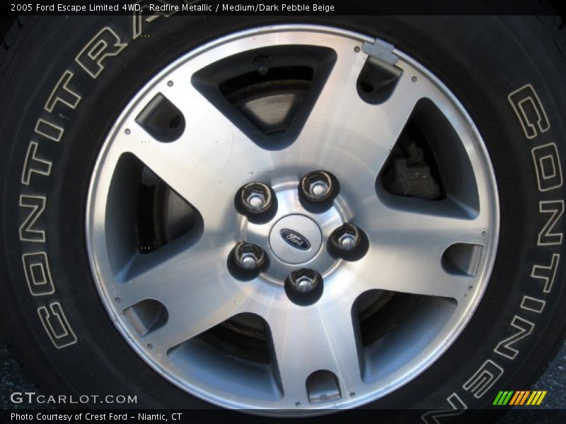 Redfire Metallic / Medium/Dark Pebble Beige 2005 Ford Escape Limited 4WD
