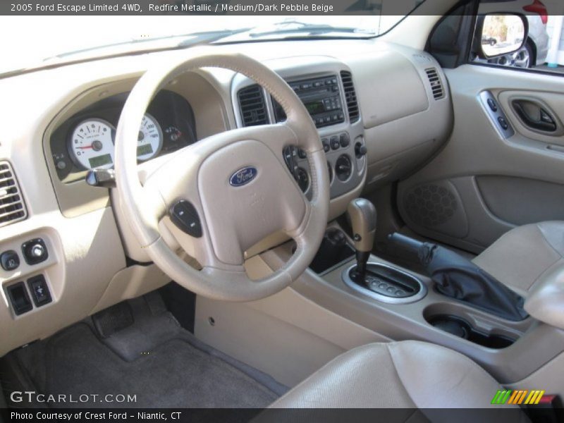 Redfire Metallic / Medium/Dark Pebble Beige 2005 Ford Escape Limited 4WD