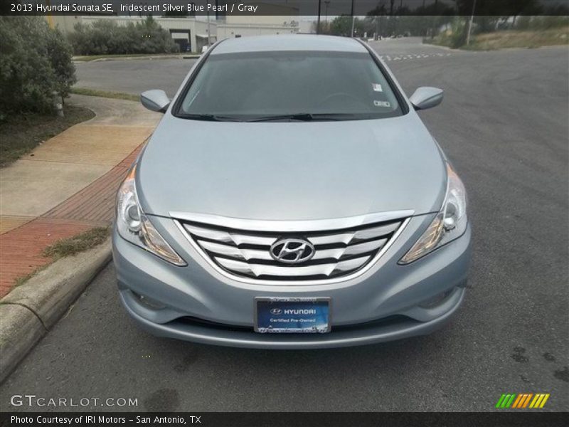 Iridescent Silver Blue Pearl / Gray 2013 Hyundai Sonata SE