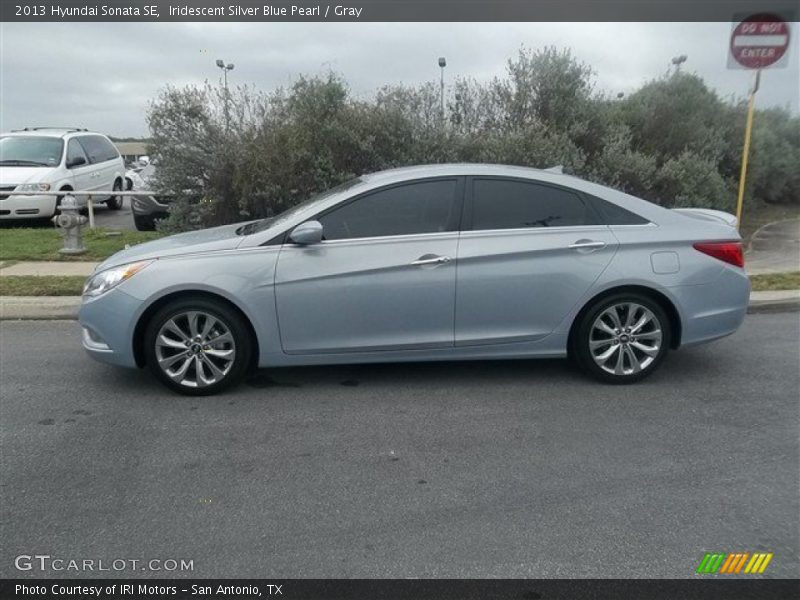Iridescent Silver Blue Pearl / Gray 2013 Hyundai Sonata SE