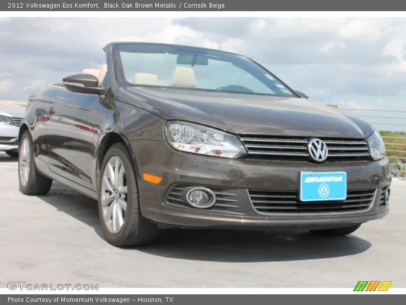 Black Oak Brown Metallic / Cornsilk Beige 2012 Volkswagen Eos Komfort