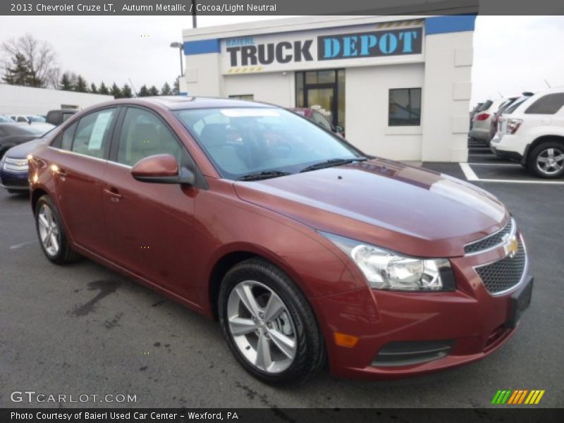 Autumn Metallic / Cocoa/Light Neutral 2013 Chevrolet Cruze LT