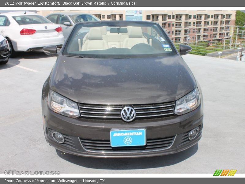 Black Oak Brown Metallic / Cornsilk Beige 2012 Volkswagen Eos Komfort