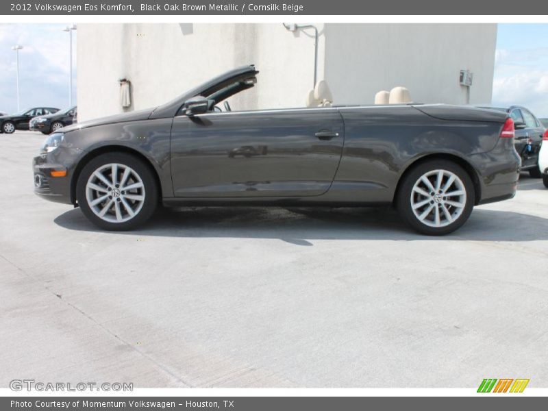 Black Oak Brown Metallic / Cornsilk Beige 2012 Volkswagen Eos Komfort