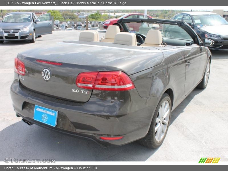 Black Oak Brown Metallic / Cornsilk Beige 2012 Volkswagen Eos Komfort