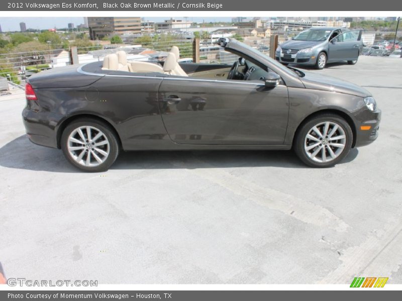 Black Oak Brown Metallic / Cornsilk Beige 2012 Volkswagen Eos Komfort