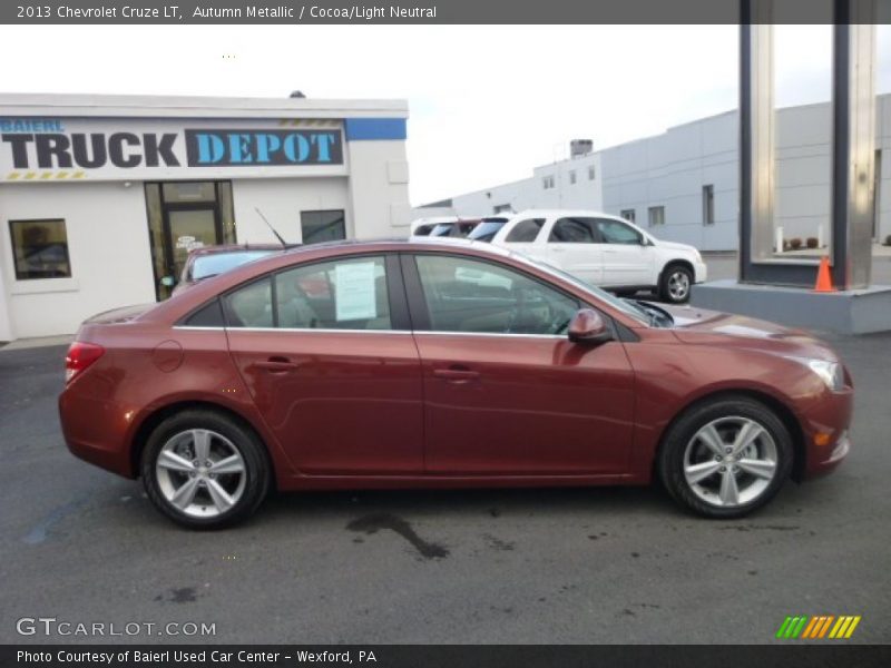 Autumn Metallic / Cocoa/Light Neutral 2013 Chevrolet Cruze LT