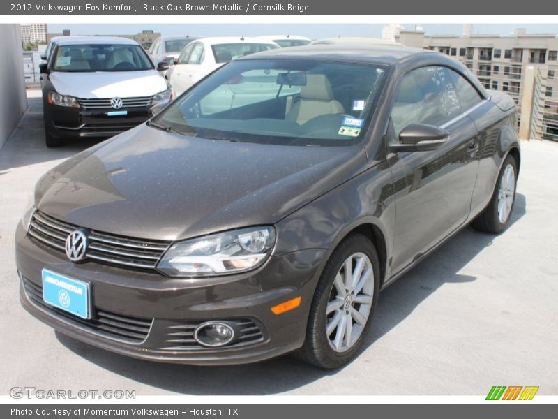 Black Oak Brown Metallic / Cornsilk Beige 2012 Volkswagen Eos Komfort