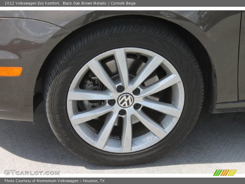 Black Oak Brown Metallic / Cornsilk Beige 2012 Volkswagen Eos Komfort