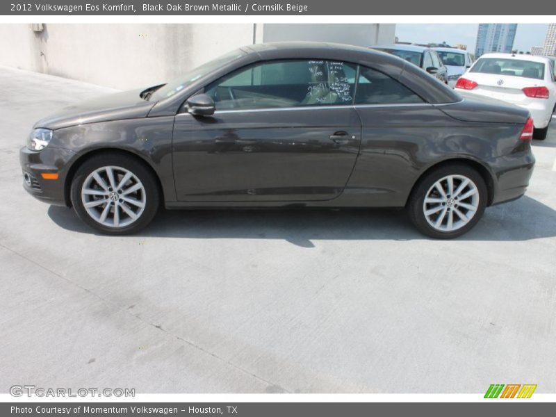 Black Oak Brown Metallic / Cornsilk Beige 2012 Volkswagen Eos Komfort