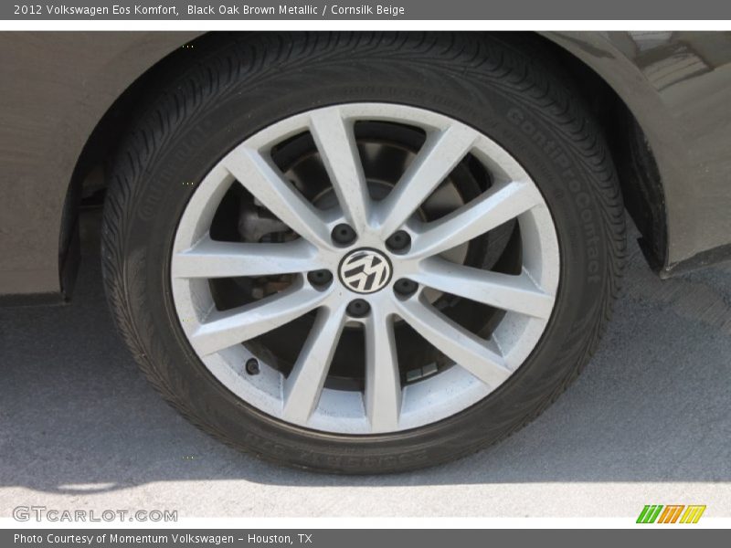 Black Oak Brown Metallic / Cornsilk Beige 2012 Volkswagen Eos Komfort