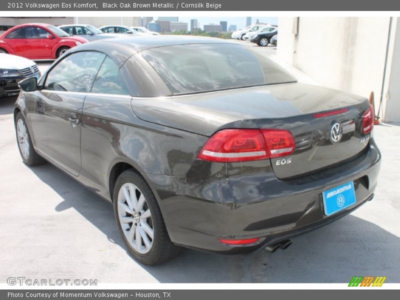 Black Oak Brown Metallic / Cornsilk Beige 2012 Volkswagen Eos Komfort