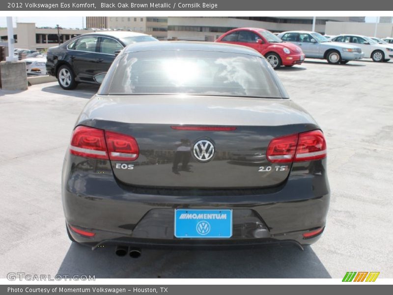 Black Oak Brown Metallic / Cornsilk Beige 2012 Volkswagen Eos Komfort