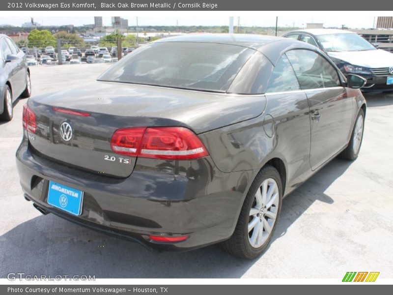 Black Oak Brown Metallic / Cornsilk Beige 2012 Volkswagen Eos Komfort