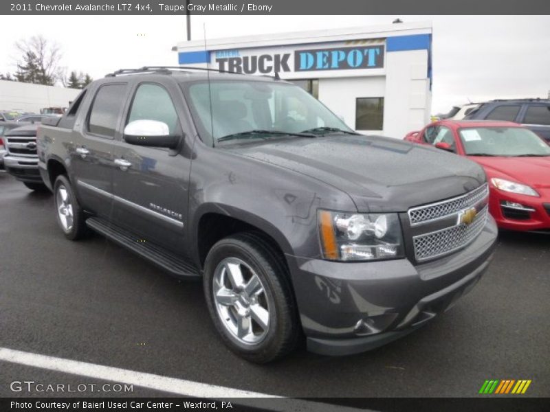 Taupe Gray Metallic / Ebony 2011 Chevrolet Avalanche LTZ 4x4