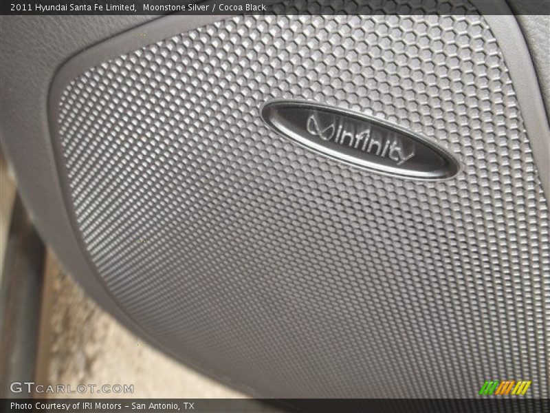 Moonstone Silver / Cocoa Black 2011 Hyundai Santa Fe Limited