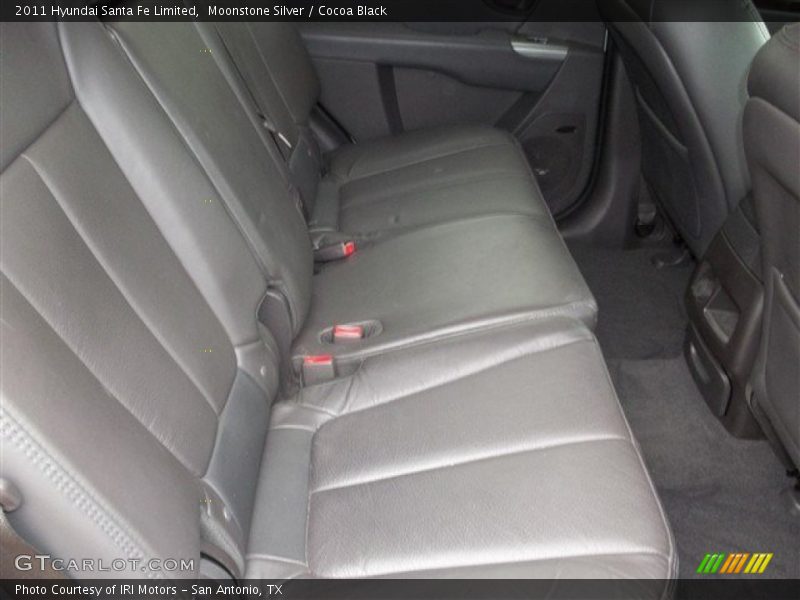 Moonstone Silver / Cocoa Black 2011 Hyundai Santa Fe Limited